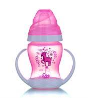 لیوان با سر سیلیکونی ارتجاعی ۱۸۰ میلی لیتر نرم سایز ۱ کد C706