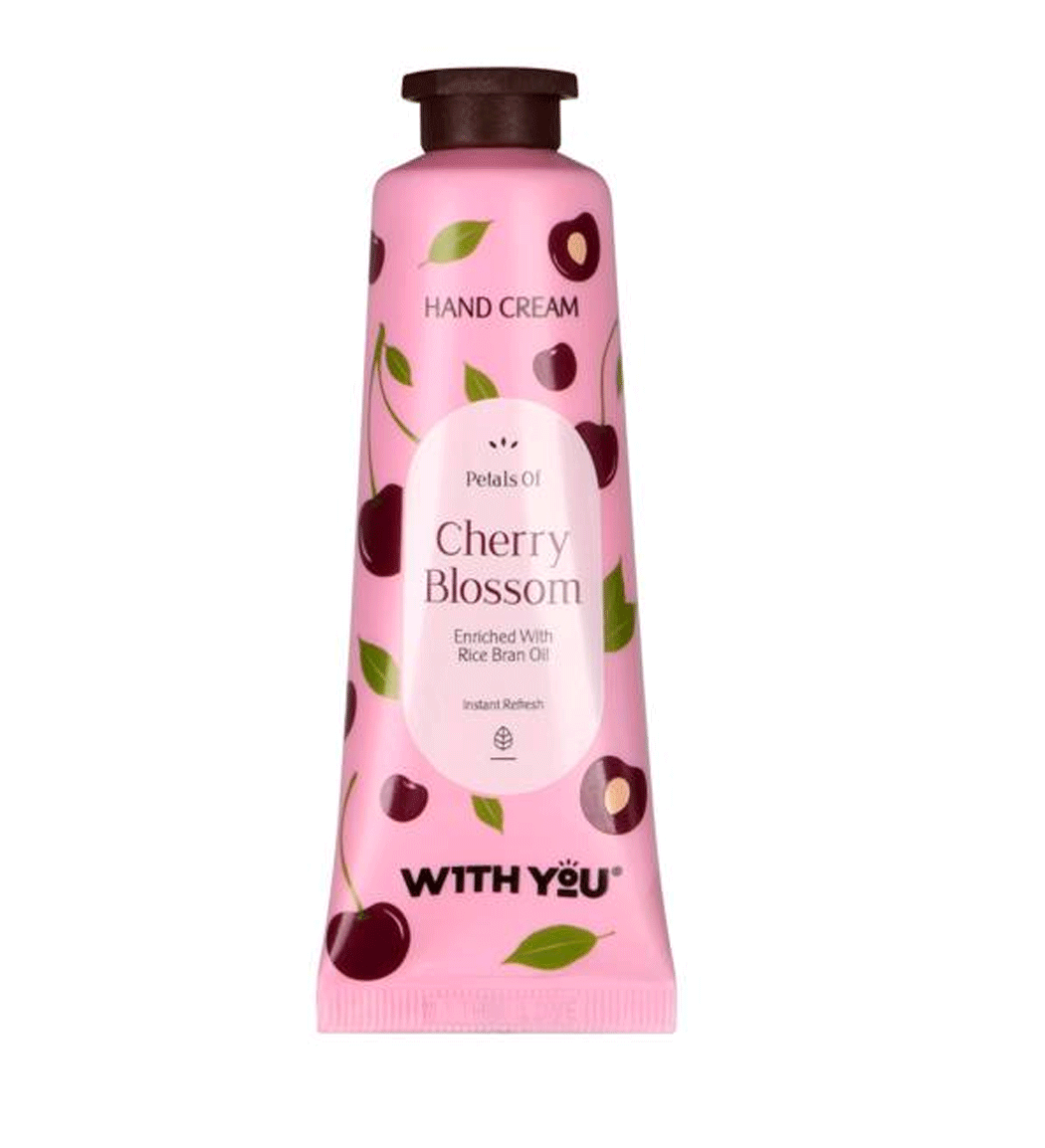 کرم مرطوب کننده دست حاوی عصاره شکوفه گیلاس و سبوس برنج 50میل