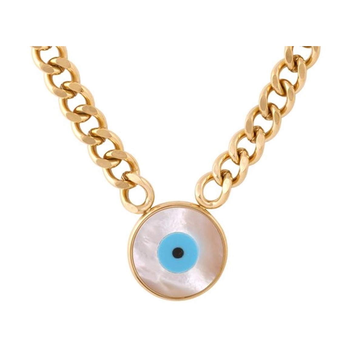 گردنبند زنانه مدل چشم نظر کد N3228