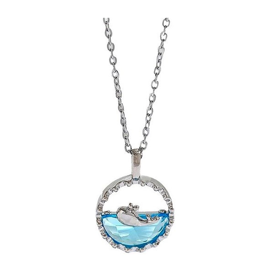 گردنبند زنانه مدل وال و دریا کد 033