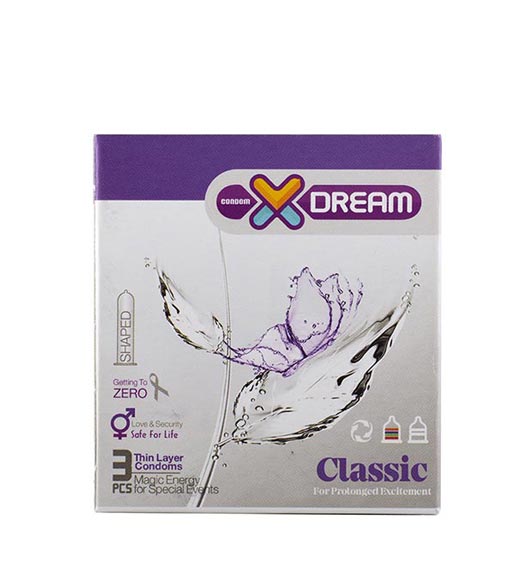 کاندوم 3عددی کلاسیک ساده Classic