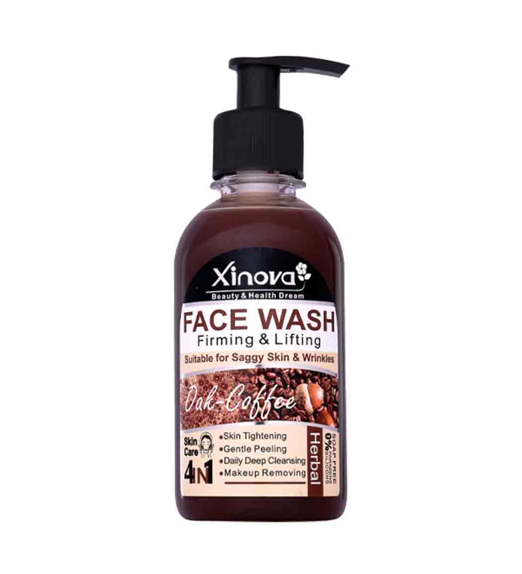 ژل شستشوی صورت قهوه و بلوط مناسب پوستهای افتاده و چروک 250میل