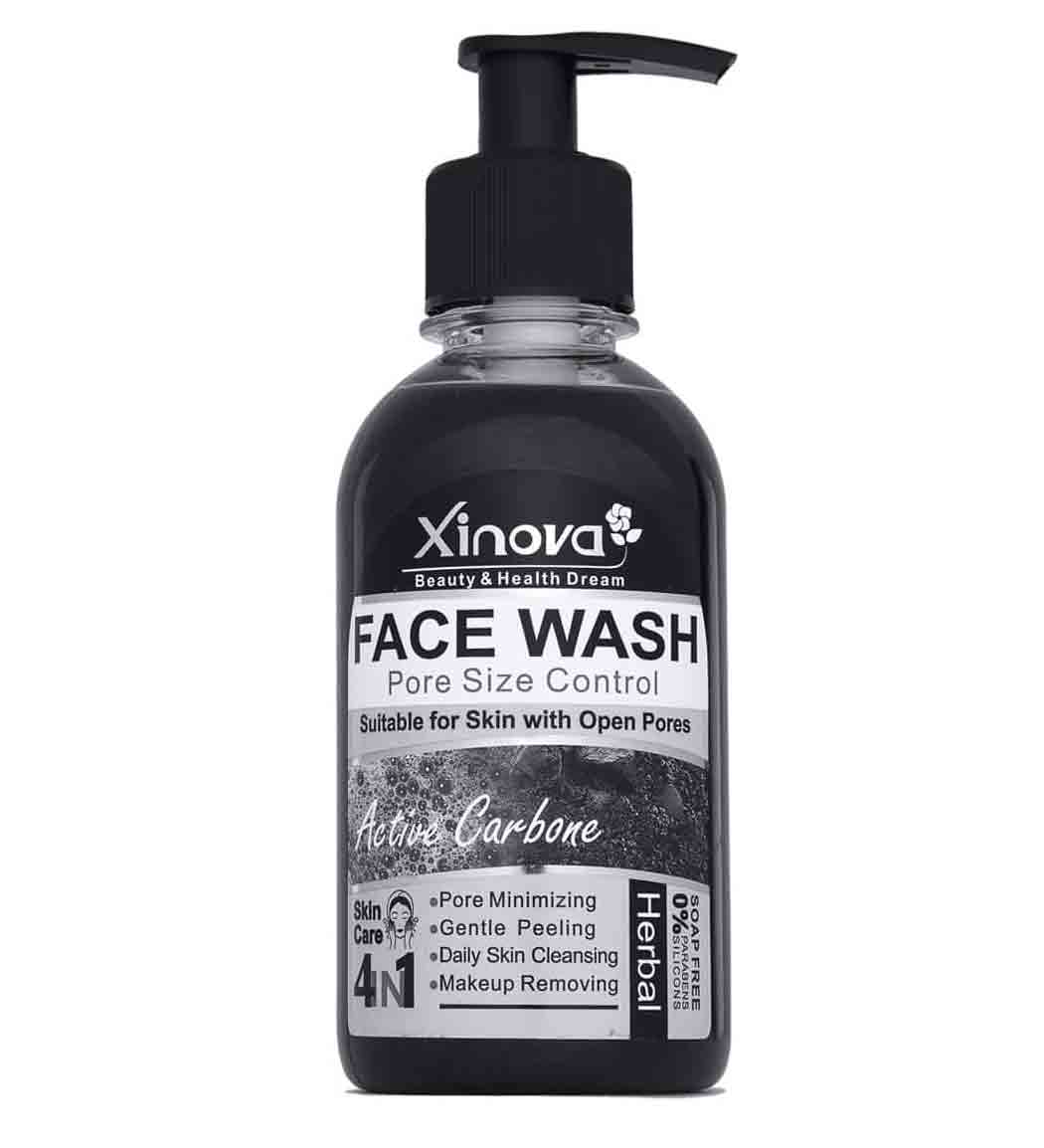 ژل شستشوی صورت زغال فعال مناسب پوست منافذ باز 250میل