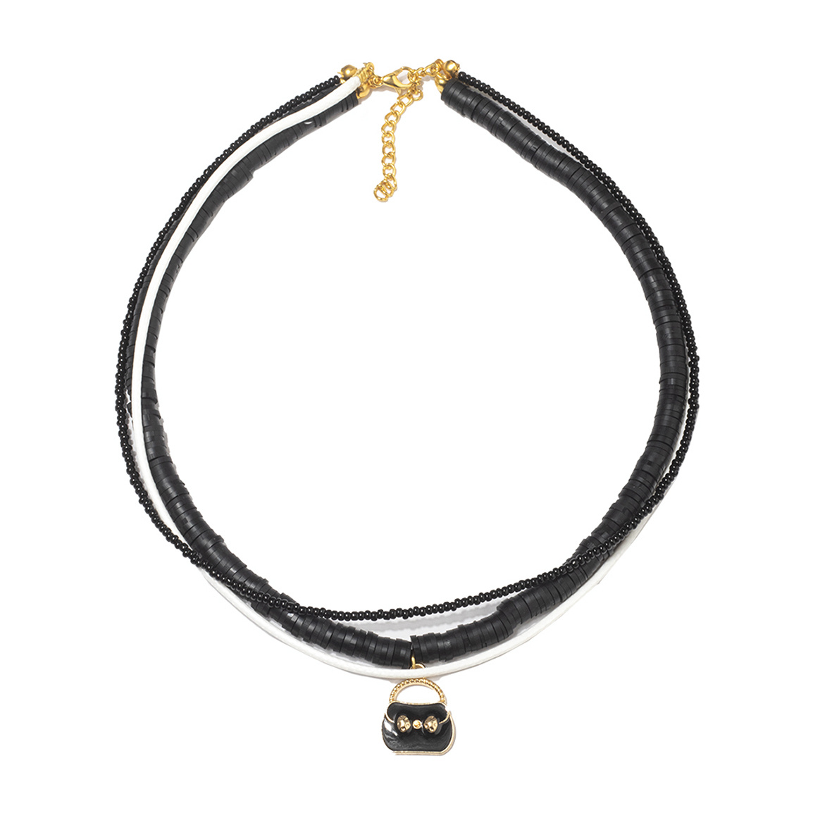 گردنبند جور ترک مدل کیف مشکی