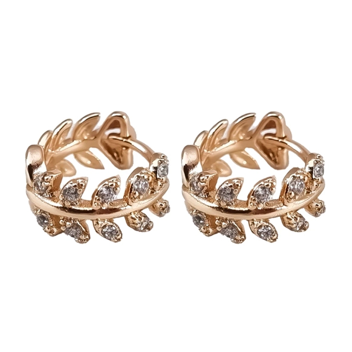 گوشواره زنانه طرح خوشه گندم کد 23