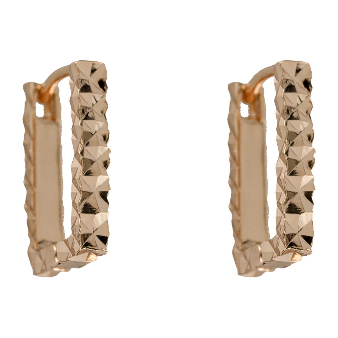 گوشواره حلقه ای تراش کد 014