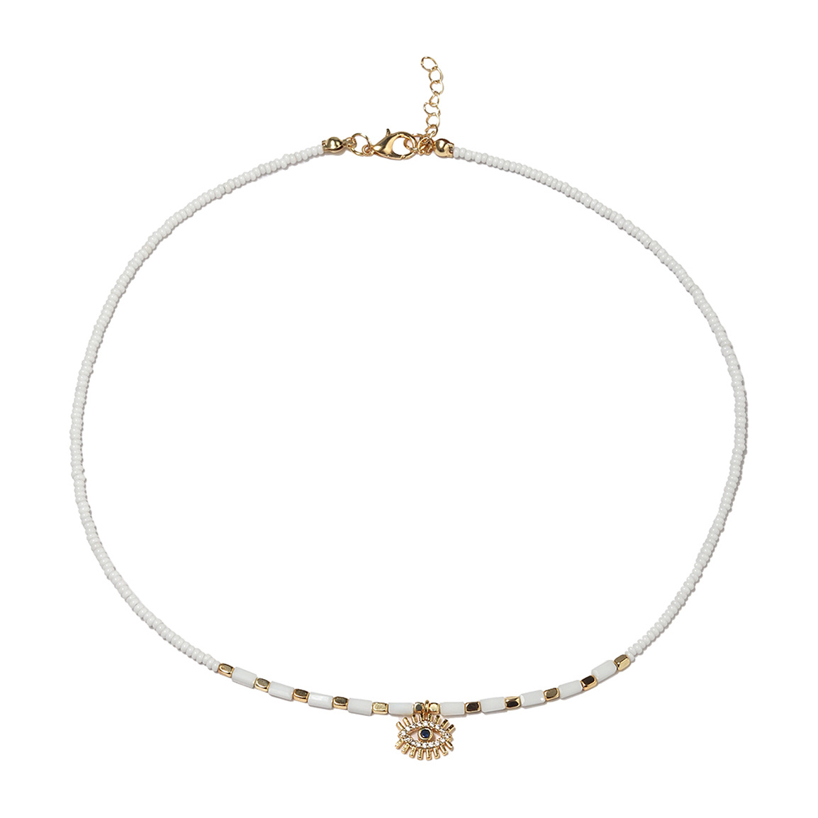 گردنبند مدل چشم نظر نگینی