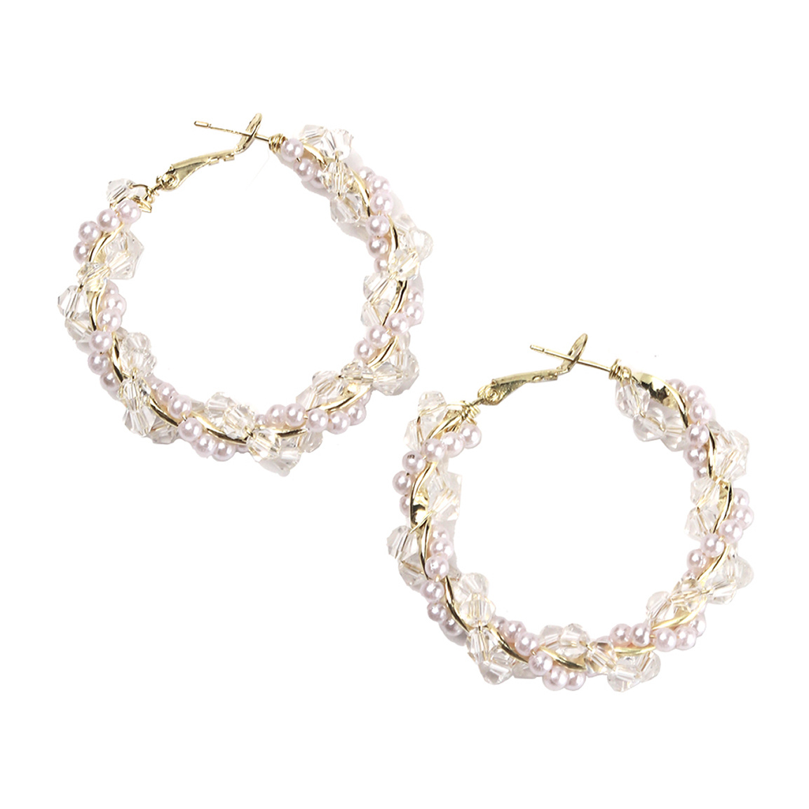 گوشواره خاویاری مرواریدی طلایی