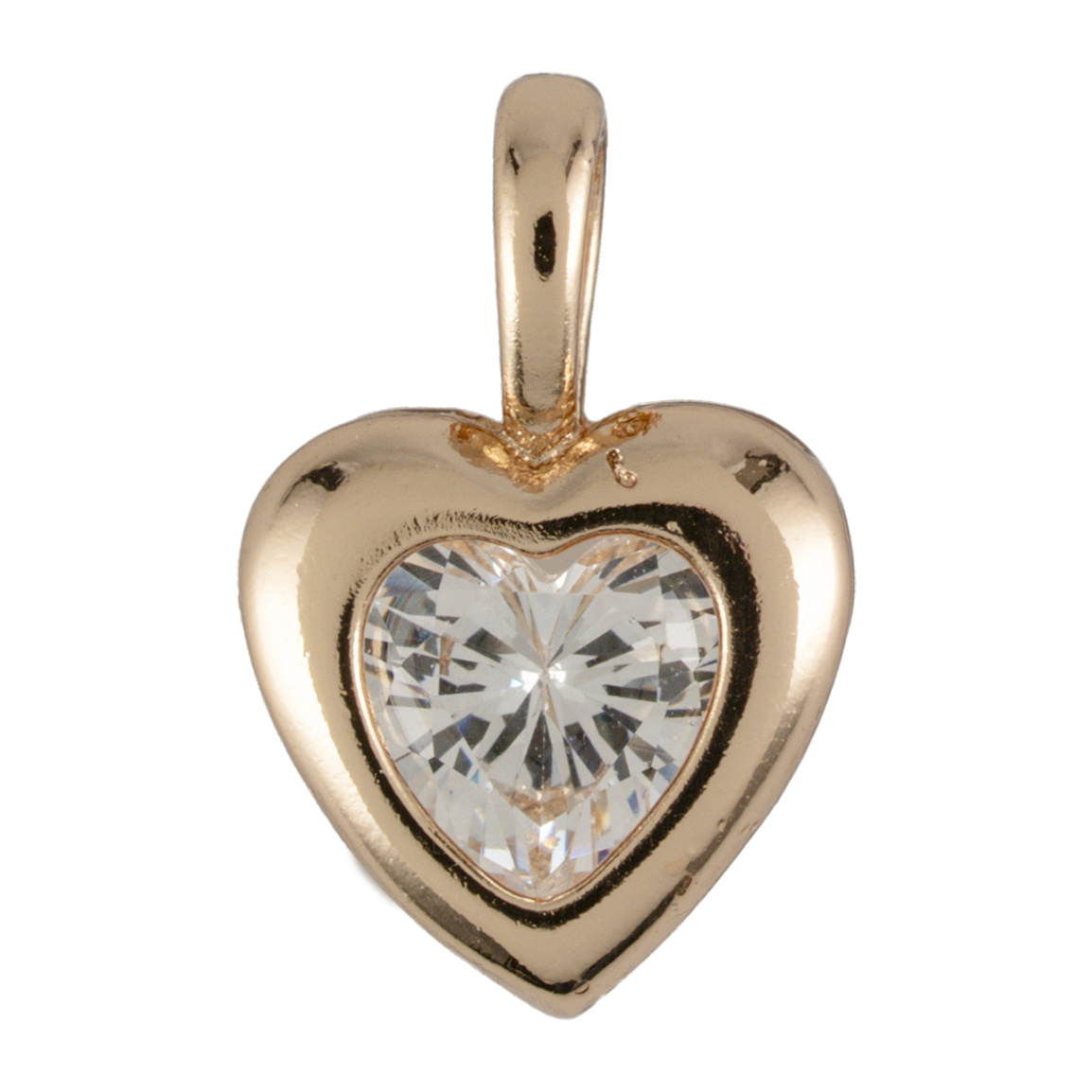 پلاک گردنی قلب تک نگین کد 019