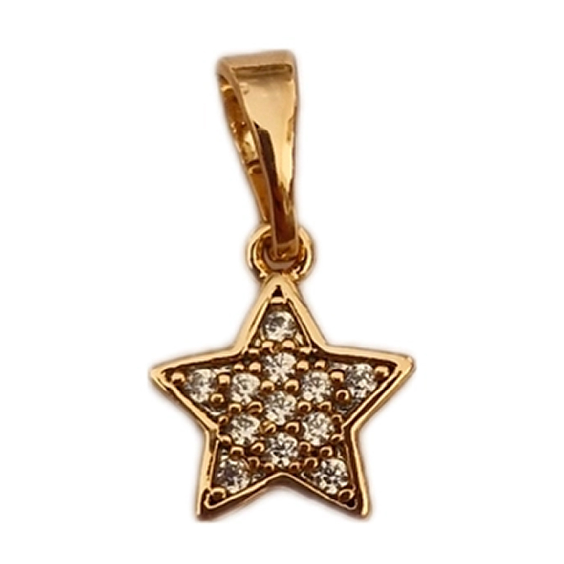 پلاک گردنبند طرح ستاره زنانه کد 56