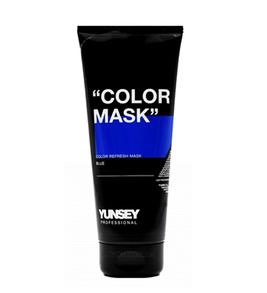 ماسک مو رنگی و رنگساژ آبی