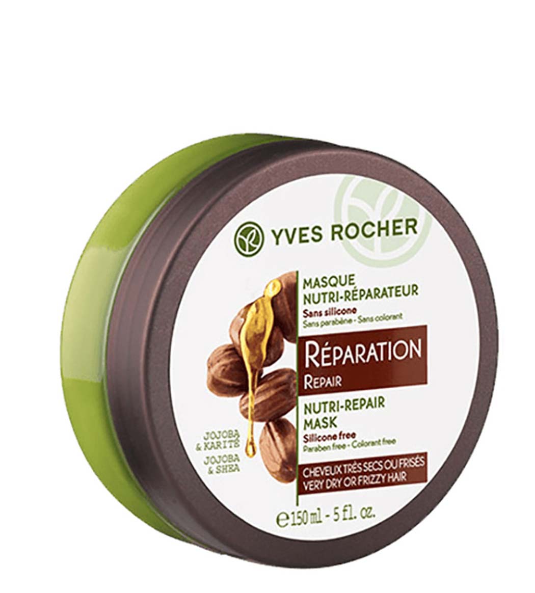 ماسک ترمیم کننده مو حاوی روغن جوجوبا و کره درخت روغن قلم