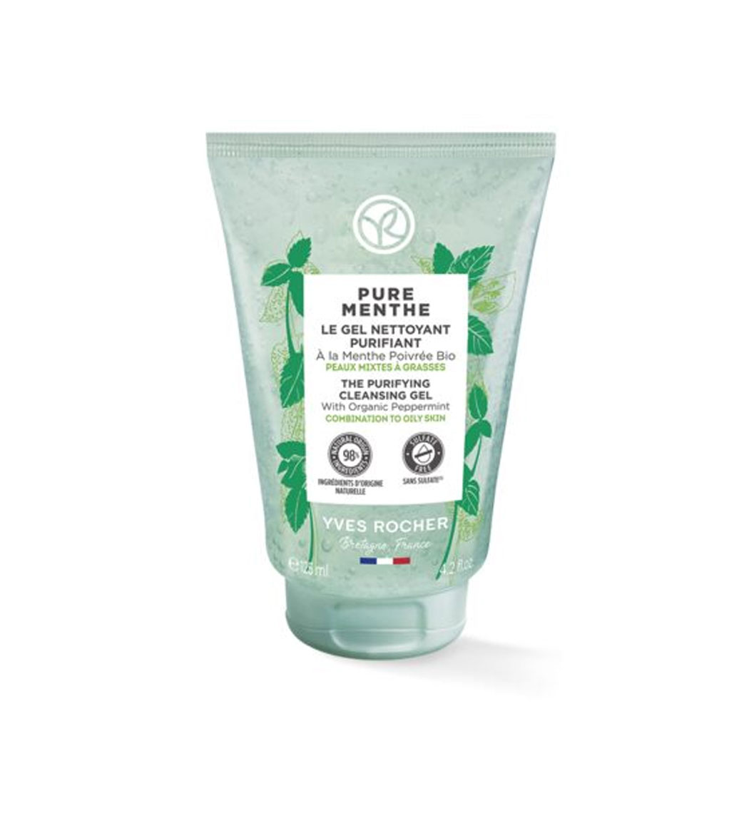 ژل شستشو مدل PURE MENTHE مناسب پوست های چرب و مستعد جوش حجم 125 میل