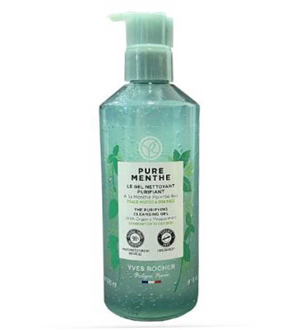 ژل شستشو مدل PURE MENTHE مناسب پوست های چرب و مستعد جوش حجم 390 میل