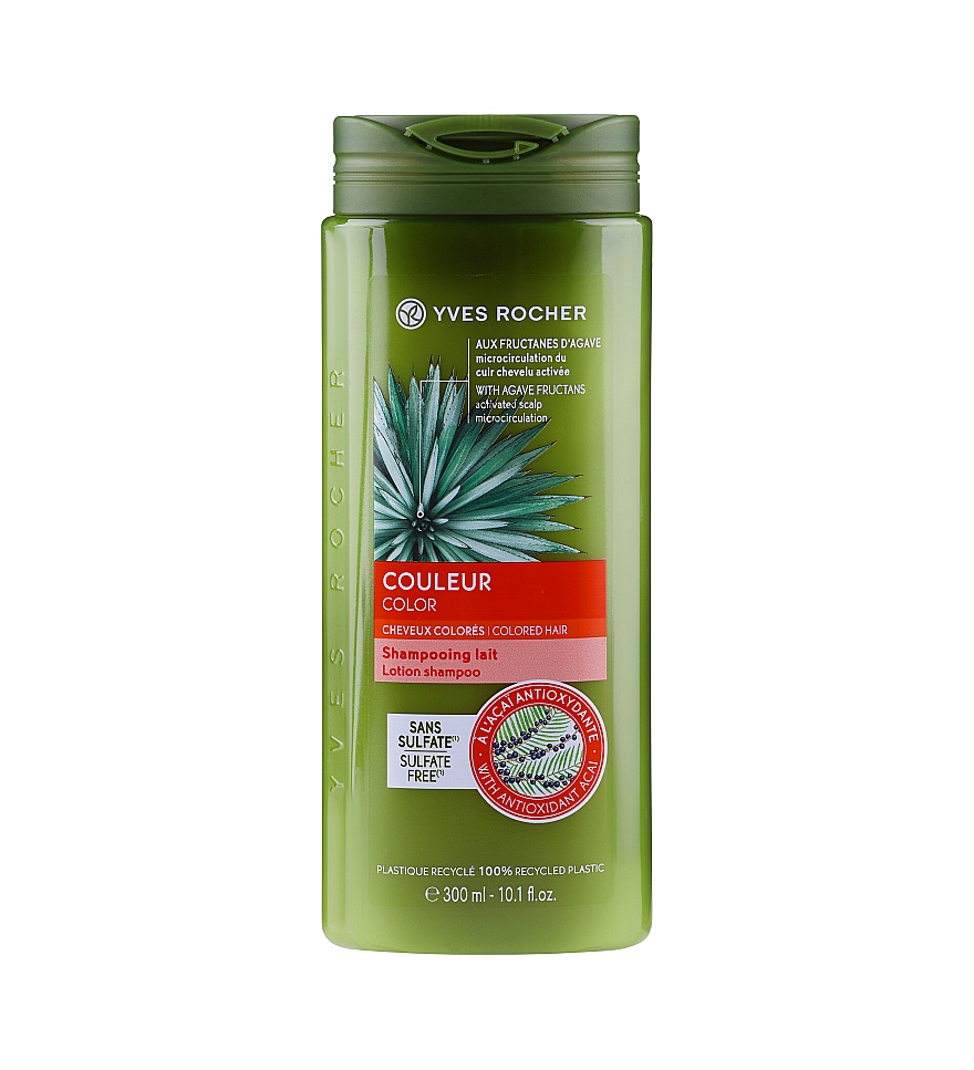 شامپو بدون سولفات تثبیت کننده رنگ مو مدل COULEUR حجم 300 میل