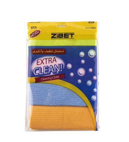 دستمال تنظیف و آبگیری 4 عددی سایز 50 در 35