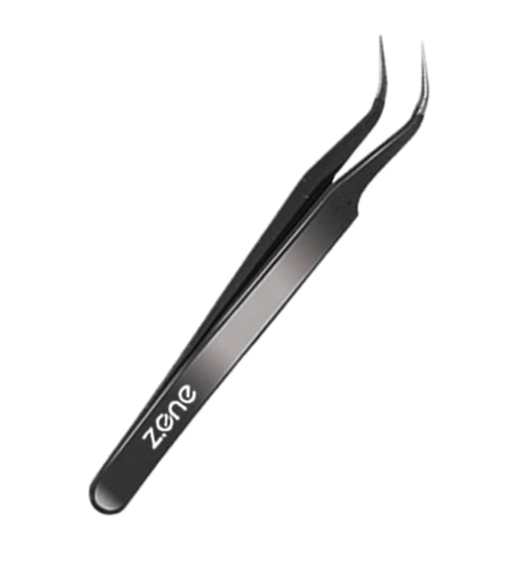 موچین انبری مدل کاشت مژه سر کج کد 111